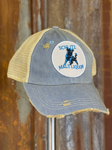 Schlitz Malt Liquor retro hat Angry Minnow Vintage